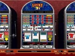 Lucky 7's 5 Line Slots (Parlay)